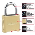 thumbnail image 2 of Cadenas Combo Master 875D BRS 2 Po Manille&44; Laiton - Pack de 4, 2 of 6