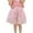 Pink, variant on Girls Summer Casual Jogger Shorts Floral Polka Dot Print Elastic Waist Activewear Vacation Outfit Pink 4-5 Years