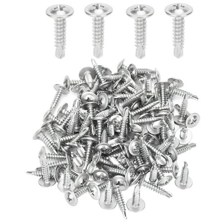 

500Pcs Self Tapping Screw 410 Stainless Steel Round Head Industrial Accessories M4.2