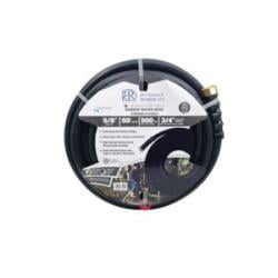 5/8" X 50' X150PSI Black Water Hose W/ F