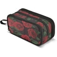 thumbnail image 1 of wonima02 Red Roses Pencil Case Large Big Capacity Pencil Bag for Girls Boys Pencil Box Marker Organizer Bag for Teens Students Women Men, 1 of 1