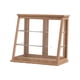 thumbnail image 1 of Mini mostrador de madera para donas de postre, 3 niveles, vitrina de panadería en miniatura, escala 1/12, transparente Estilo C, 1 of 9