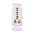 thumbnail image 1 of Component/RCA Wall Plate Insert, 1 of 1