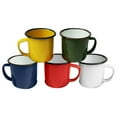 thumbnail image 1 of LOVEVER 5 Pcs Tasses de Camping en Émail Multi Couleurs Café Thé pour Activités Intérieures Extérieures, 1 of 8