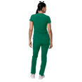 thumbnail image 2 of Adar Addition Go-Higher Scrub Set For Women - Notched V-Neck Scrub Top & Skinny Cargo Scrub Pants, 2 of 7