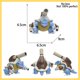 thumbnail image 1 of Lindas figuras de PVC de Pokémon, modelo de juguete, Lucario, Psyduck, Totodile, Ditto, Eevee, Lunala, Meowth, juego de anime, muñeco, adorno de escritorio, regalos, 1 of 5