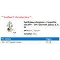 thumbnail image 2 of Fuel Pressure Regulator - Compatible with 1994 - 1997 Chevy Camaro 5.7L V8 1995 1996, 2 of 2