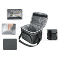 thumbnail image 4 of Unique Bargains Lunch Bag Insulated Lunch Bag Leakproof Lunch Box Gray, 4 of 6