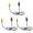 3 pack, variant on Misright USB Powered 5V Flame Effect LED Light Bulb Party Decorative Light Bulb