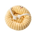 thumbnail image 3 of Cama nido suave para mascotas, impermeable, para otoño e invierno, colchón para dormir de 50 cm amarillo, 3 of 8