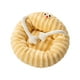 thumbnail image 3 of Cama Nido Suave para Mascotas, Cama para Gatos de Interior de 50cm, Prácticas Camas Antideslizantes para Perros Pequeños, Cojín de Felpa para Cachorro amarillo, 3 of 9