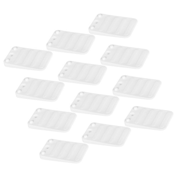 Milisten 12Pcs Furniture Levelers Plastic Wedges for Home Use Preventing Sliding and Uneven Surfaces