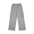 thumbnail image 5 of Boys Cargo Sweatpants Casual Loose Wide Leg Pants Teen Kids Drawstring Elastic Waist Straight Trousers with Pockets, 5 of 5