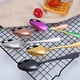 thumbnail image 4 of Servicio de cubiertos de acero inoxidable Utensilios Cubiertos Incluyendo cuchillo Juego de cubiertos de 5 piezas (Plata) brillar Electrónica, 4 of 6