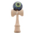 thumbnail image 2 of Forma Crackle Paint Sunnimix Madera Kids Skill juguete Negro y azul Kendama juguete del juego, 2 of 7