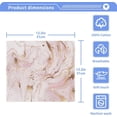 thumbnail image 5 of GZHJMY 12x12Inx2 Sets Reusable Soft Face Towel,Kitchen Hand Towel Bathroom Absorbent Towel,Gym Hotel Spa-Rose Gold Marble, 5 of 7