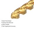 thumbnail image 3 of Unique Bargains 5/32-32 UNC High Speed Steel Machine 3 Spiral Flutes Thread Tap Titanium Plated, 3 of 5