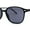 All Black, variant on Elegant Thin Plastic Rounded Rectangle Gentlemens Sunglasses All Black