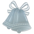 thumbnail image 2 of Beistle Club Pack of 24 Silver Foil Elegant Wedding Bell Silhouette Party Decorations 16.5", 2 of 2