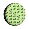 thumbnail image 1 of Fotbe dogs St Patrick's Day Funda de Llanta de Repuesto con Estampado, Engrosada, Ajuste Universal para Jeep, Remolque, RV, SUV, Camión-15 inch, 1 of 6