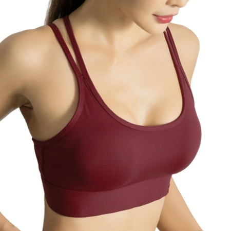 

Vest Simple Fitness Beautiful Shock-Proof Yoga Bra Vest for Lady (Red S)