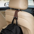 thumbnail image 1 of Back Seat Hanger Organizer for Rear Headrest Sturdy Universal Vehicle Storage Hook Decoration, 1 of 5