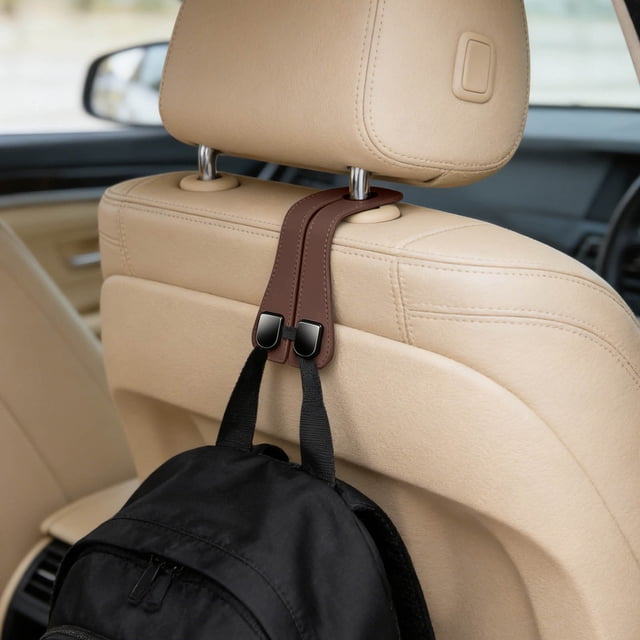 Back Seat Hanger Organizer for Rear Headrest Sturdy Universal Vehicle Storage Hook Decoration