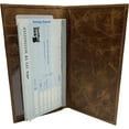 thumbnail image 2 of Genuine Leather Checkbook Cover For Men & Women Checkbook Holder Wallet RFID Blocking USA Series Tan, 2 of 6