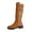 Brown, variant on Boots for Women,Knee High Boots With Thick Platform Heel And Belted Tall Shaft For Women Classic Fashion Footwear,Knee High Boots Women,Black,6.5
