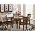 thumbnail image 3 of East West Furniture Picasso 5-piece Wood Kitchen Set in Mahogany, 3 of 3