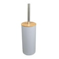 thumbnail image 4 of Juego de escobillas para inodoro BLESIY accesorio de baño duradero limpieza profunda Gris, 4 of 8