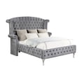thumbnail image 5 of Deanna Upholstered Tufted Bedroom Set Grey, 5 of 8