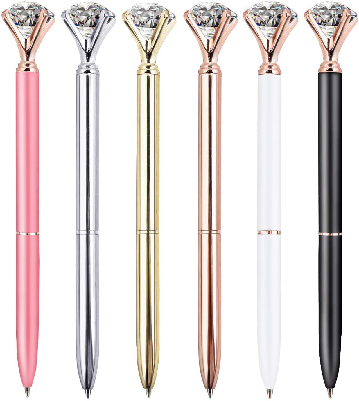10X crystal diamond pen bling bling metal ballpoint pen great gift for family 