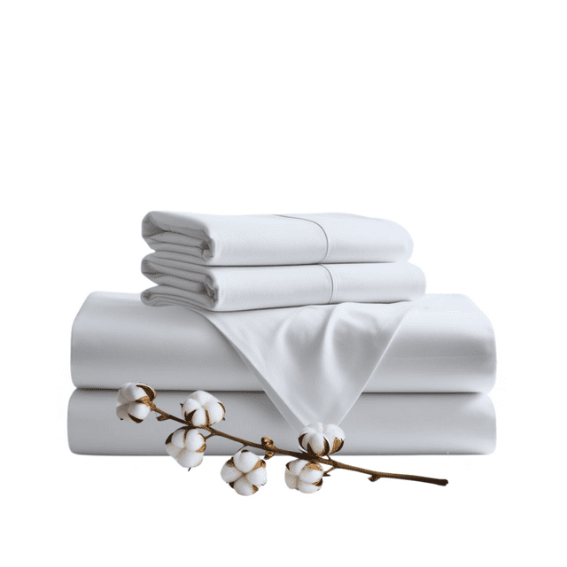 TOP SELL 100 % Cotton Luxury Sheet Sets 4 Pieces 600 Thread Count set includes Fitted sheet (all round elastic) Flat sheet and two Pillowcases (envelope closer)
