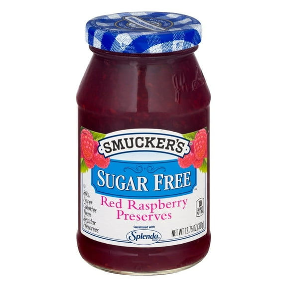( 2 Pack )Smucker's Sugar Free Light Red Raspberry Preserves - 12.75oz