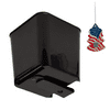 HAUSSIMPLE Mini Car Trash Can Garbage Bin Medium 2 Liters Plastic Spill-Proof with Mat Clip