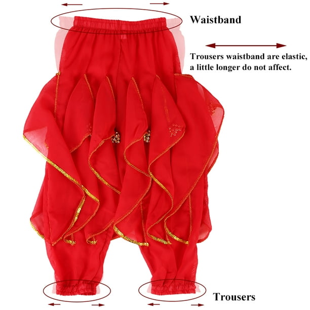 WALFRONT 4 Sizes Fashionable Children Kids Girls Belly Dance