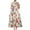 red, variant on HAORUN Women Floral Print Cheongsam Dress Chinese Traditional Ethnic Drawstring Waist Qipao Summer