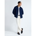 thumbnail image 2 of Free Assembly Men's Button Front Double Cloth Shirt with Long Sleeves, Sizes XS-3XL, 2 of 6