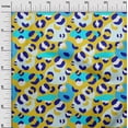 thumbnail image 3 of oneOone Silk Tabby Yellow Fabric Animal Skin Sewing Craft Projects Fabric Prints By Yard 42 Inch Wide, 3 of 5