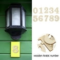 thumbnail image 2 of FUTUREORYY Khaki Wooden Clock Numbers for DIY Decoration Easy to Clean Reuse Contains Different Numbers Synthesis Material, 2 of 8
