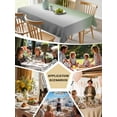 thumbnail image 5 of Sage Green Grey Ombre Table Cloth, Modern Ombre Abstract Art Waterproof Tablecloth for Rectangle Tables, Reusable Washable Fabric Table Cover for Restaurant Kitchen Dining Tables 60"x102", 5 of 6