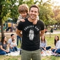 thumbnail image 4 of Mens Coolest Dad T Shirt Funny Sarcastic Chilly Penguin Tee for Guys Graphic Tees, 4 of 9