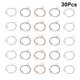 thumbnail image 2 of 60 piezas de accesorios para hacer aretes, tornillos de elevación sin orificio, clip para oreja, para tienda, dorado, plateado brillante., 2 of 5