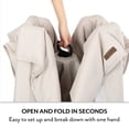 thumbnail image 5 of Evenflo Eris One-Hand Playard with Bassinet, Truffle Taupe, 5 of 12