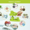 thumbnail image 6 of FASTTOBUY Button Maker Machine,1.5 Inch Badge Maker 37mm Pins Punch Press Machine with 405pcs Button Parts & Circle Cutter, 6 of 8