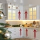 thumbnail image 5 of Puerta De Armario Navidea, Mueble De Cocina Grande Rojo Para Regalar, Material Acrlico, 61 Cm De Ancho X 45 Cm De Profundidad X 91 Cm De Alto, Detalle De Lazo, Decoracin Festiva Para El, UKHBMC, 5 of 9