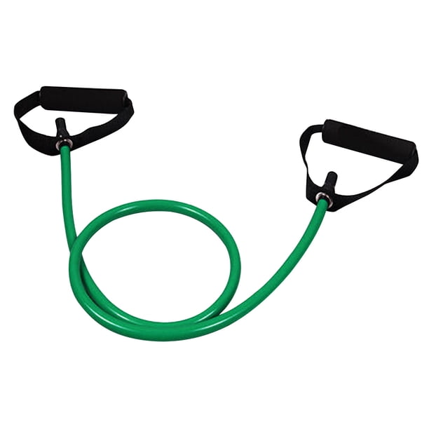 Bandas Resistencia Con Manijas Cordón Ejercicio (20 Lb) Verde