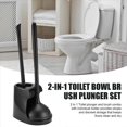 thumbnail image 3 of Toilet Plunger and Brush 2-In-1 Toilet Bowl Brush Plunger Set B, 3 of 4