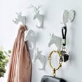 thumbnail image 1 of Gancho de pared Gancho para abrigos de resina animal autoadhesivo, Gancho para toallas Gancho para puerta montado en la pared Almacenamiento y almacenamiento de toallas, Rinoceronte blanco ShuxiuWang 8390613552488, 1 of 1